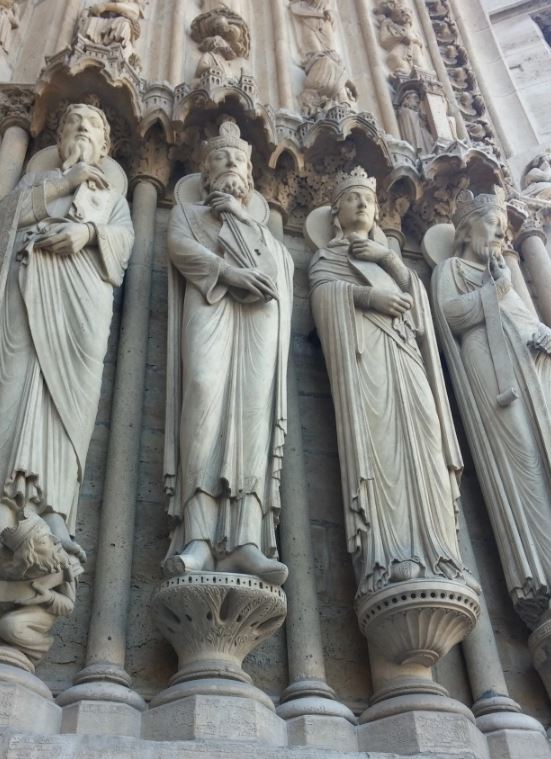 Dettaglio facciata Notre Dame