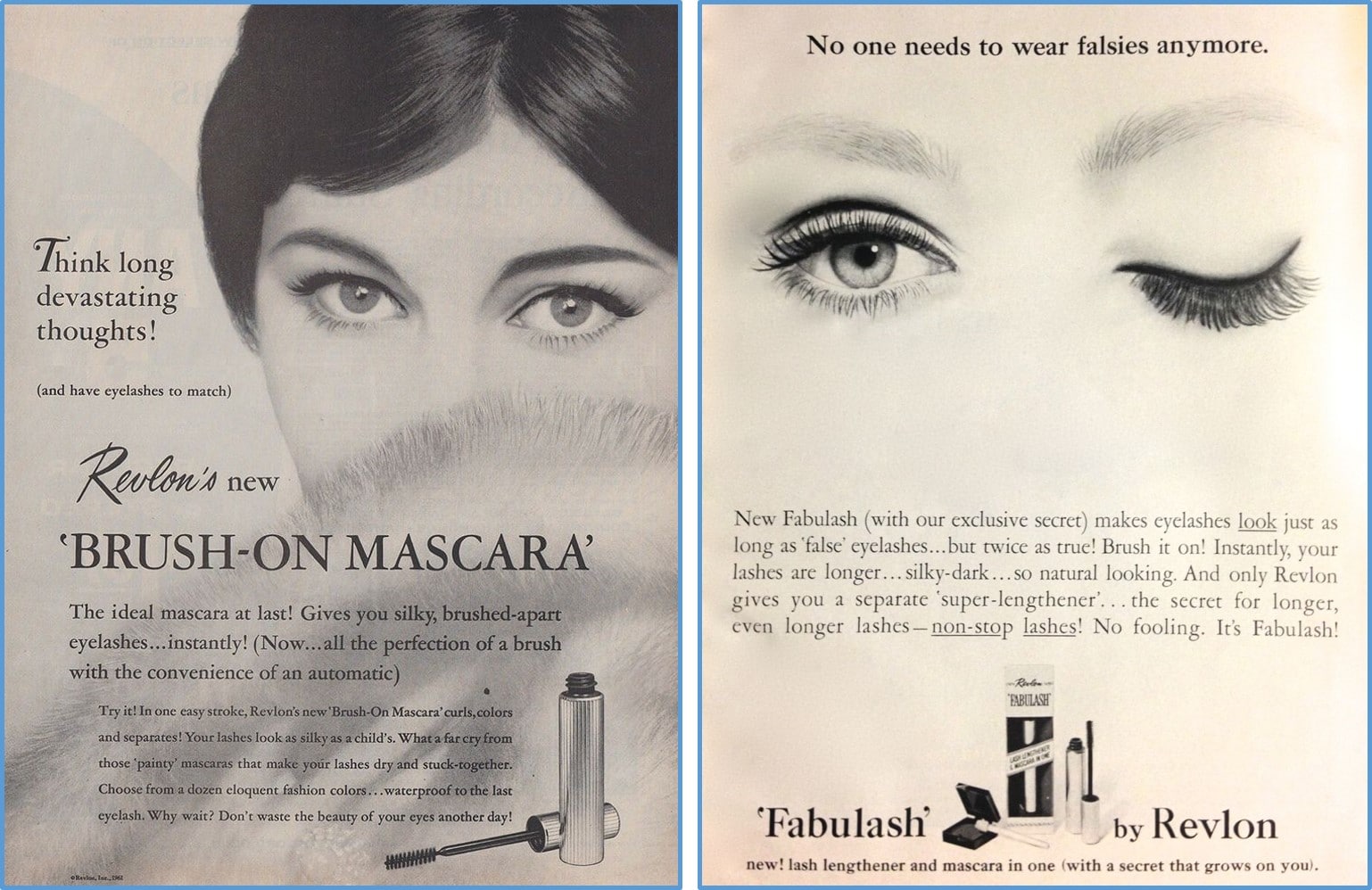vintage mascara ad revlon
